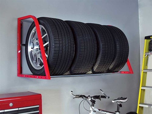 Garage Tire Rack