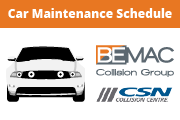 Car Maintenance Schedule Infographic